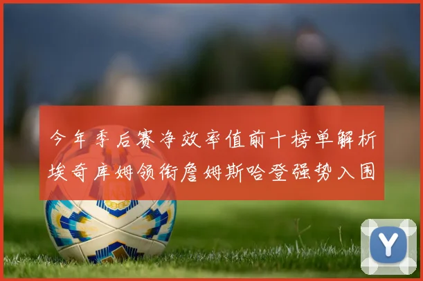 今年季后赛净效率值前十榜单解析埃奇库姆领衔詹姆斯哈登强势入围
